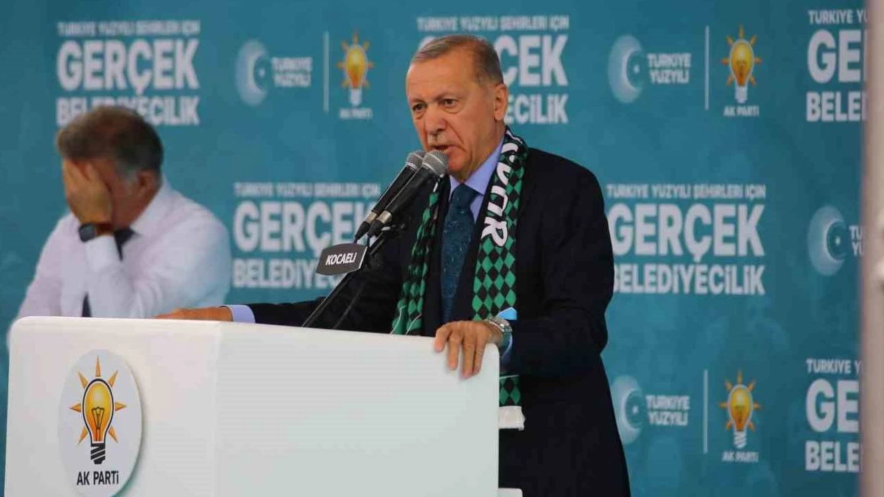 Erdoğan finali Kocaeli'de yaptı