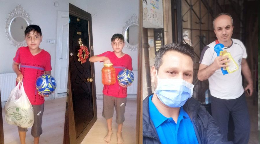 Güngören'de atık yağları toplayanlar hediyeleri kapacak