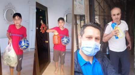 Güngören'de atık yağları toplayanlar hediyeleri kapacak