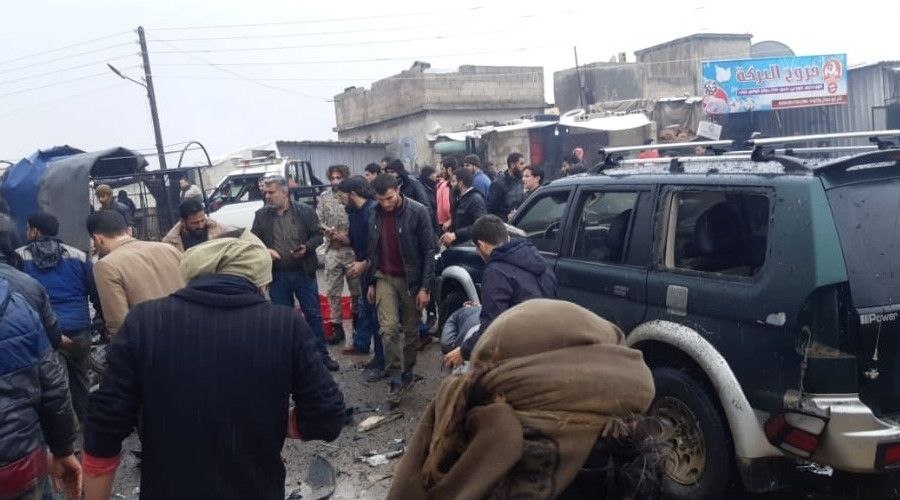 Halep'te bombal� ara�la sald�r�: 1 �l�, 8 yaral�
