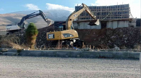 Iğdır Üniversitesinde göçük