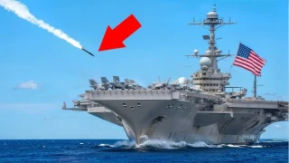 �ran, Abraham Lincoln u�ak gemisini vurdu