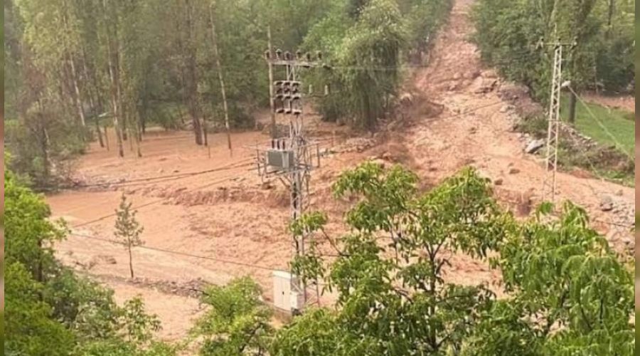İspir'de sel felaketi: 1 kişi kayıp