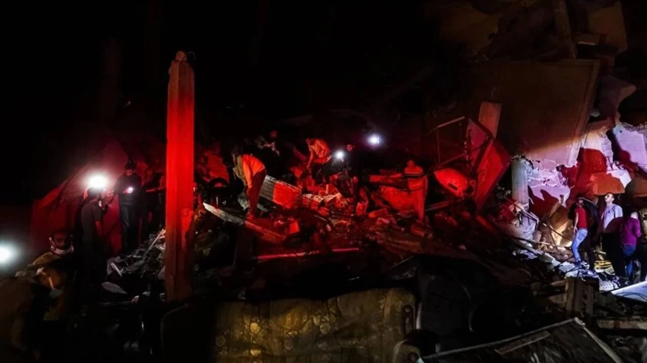İsrail ordusunun Refah'a düzenlediği saldırıda 4 Filistinli öldü