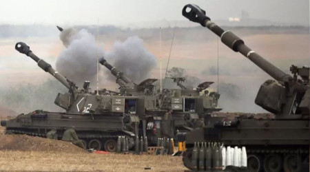 İsrail'in topçu atışı, Lübnan'da yangına neden oldu