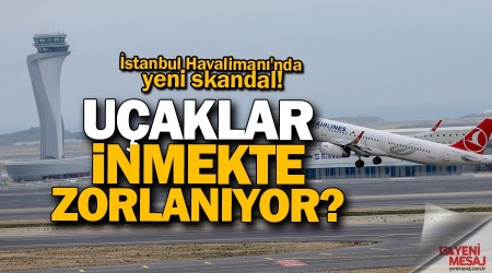 İstanbul havalimanına 8 uçak iniş yapamamış
