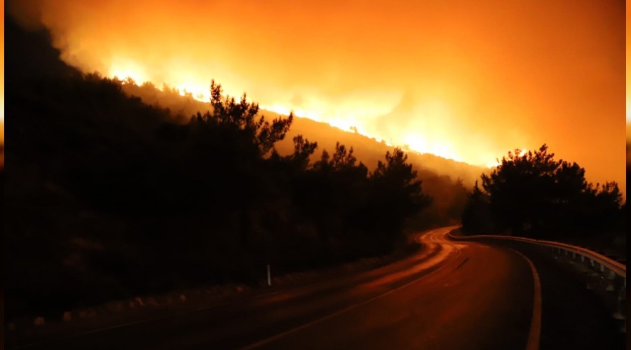 İzmir'deki yangın büyüyor