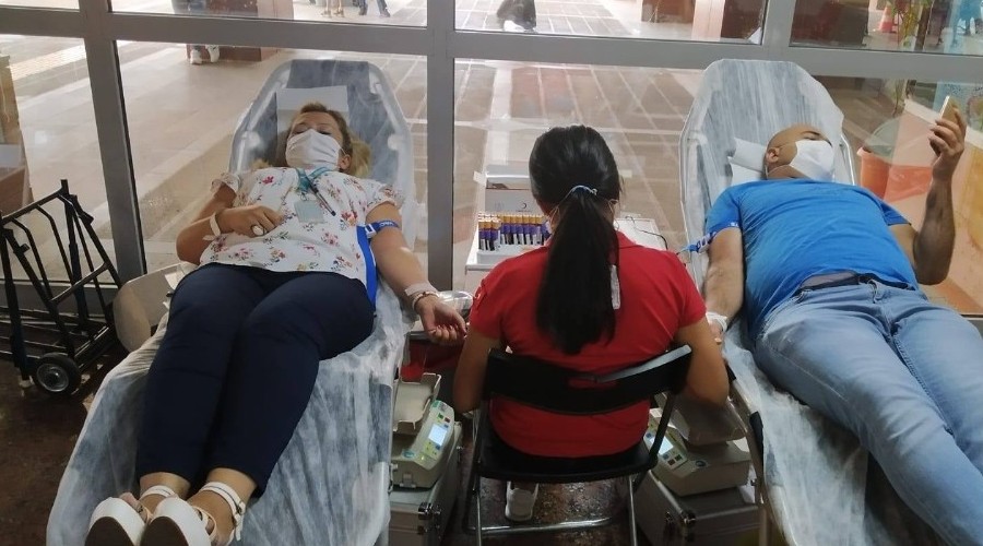 Kadın doğum hastanesi'nde kan bağışı kampanyası