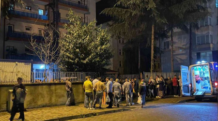 Kadn polis lojmandaki evinde l bulundu
