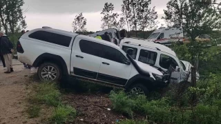 Karabük'te 4 araçlı zincirleme kaza: 1'i ağır 9 yaralı