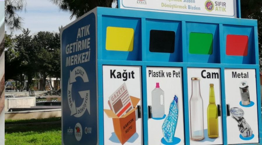 Kemer'e mobil at�k getirme merkezi