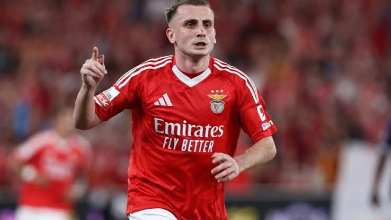 Kerem Benfica' da golle başladı