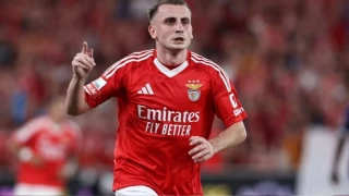 Kerem Benfica' da golle başladı