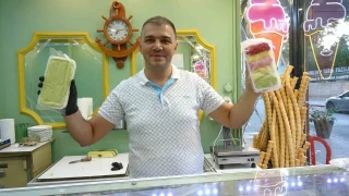 Kilisli dondurmac�dan topu 400 liraya sat�lan dondurmaya tepki