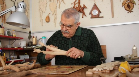 Kuru dallar sanat eserine dnyor