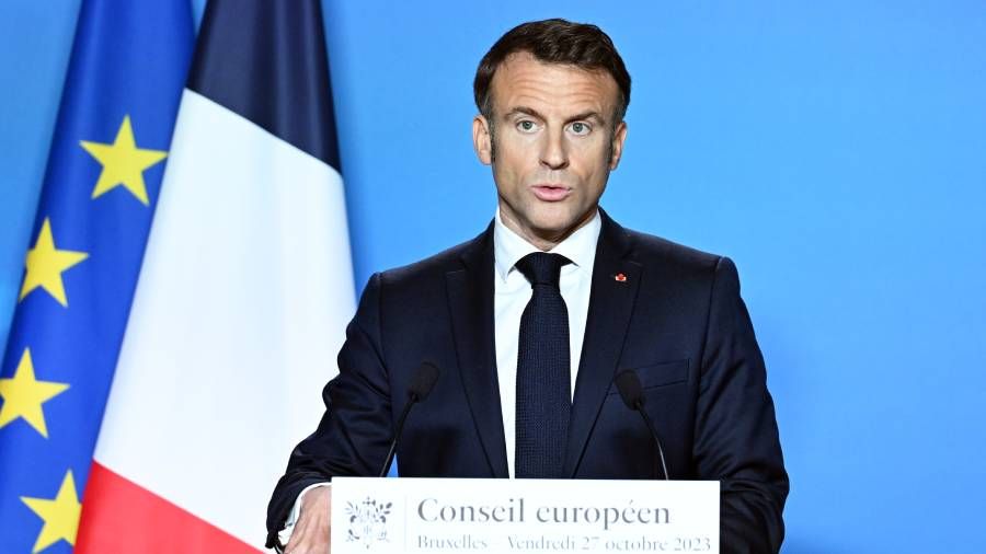 Macron, Gazze'deki çatışmalara insani ara verilmesini istedi