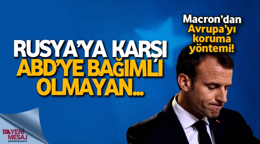 Macron'dan AB'yi kurtarma yöntemi!