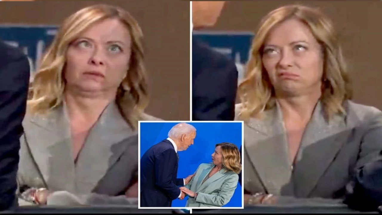 Meloni'nin NATO Zirvesi'nde Biden'� beklerken g�zlerini devirmesi g�ndem oldu