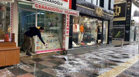 Mersin'i dolu vurdu