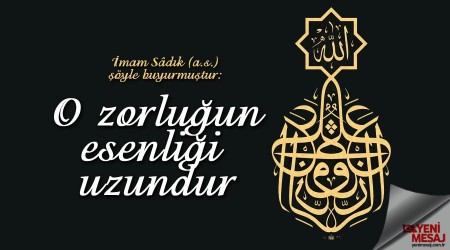O zorluğun esenliği uzundur