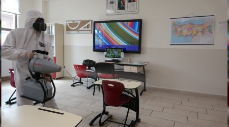 Okullarda virüslere karşı nano gümüş iyonlu kalkan