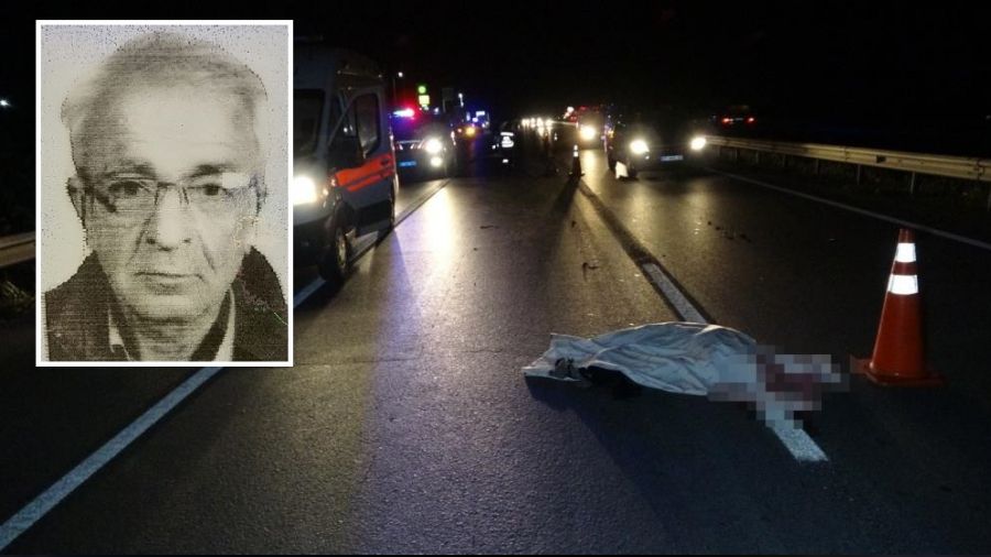 �l�m yolun kar��s�na ge�erken yakalad� 