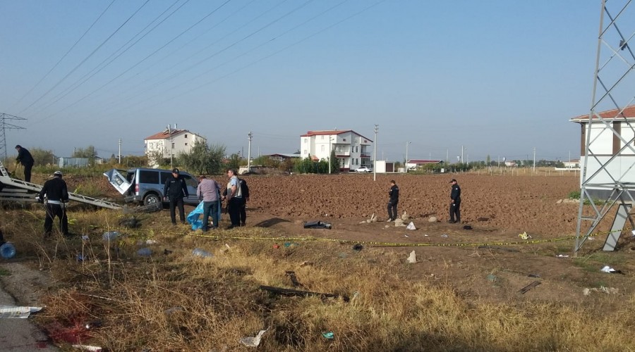 Polis arac� kaza yapt�