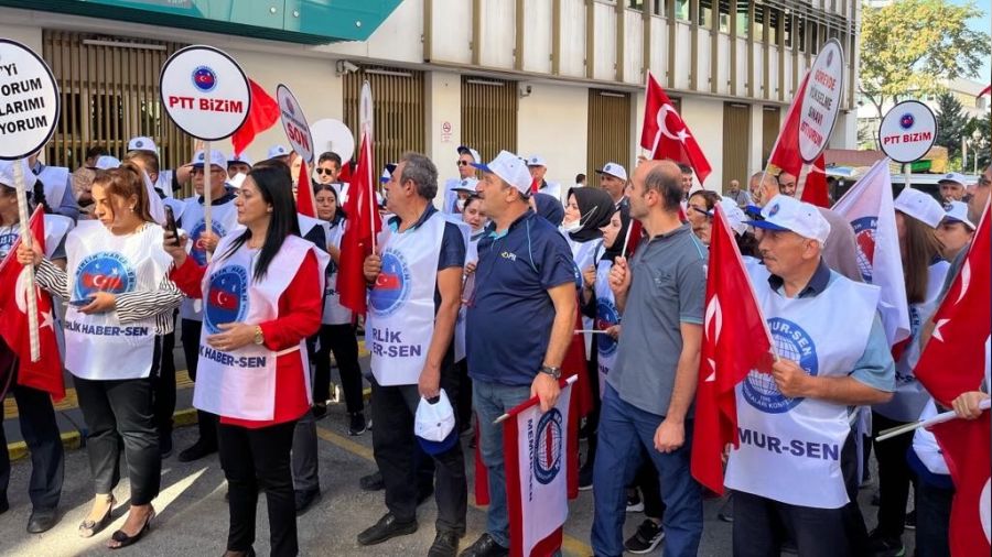 PTT'ye farklı statüdeki personel istihdamı tepkisi