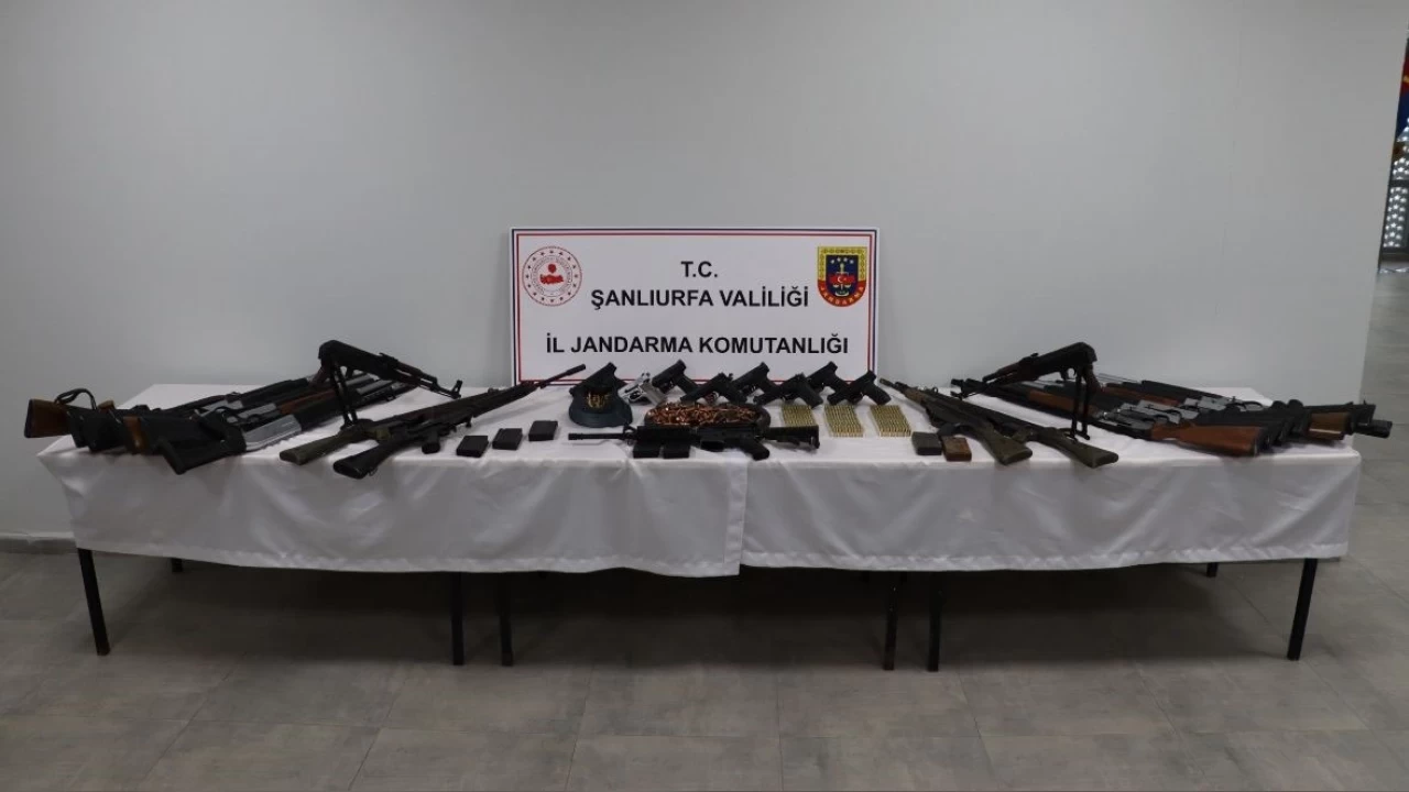 anlurfa'da silah kaakl operasyonu: 18 gzalt