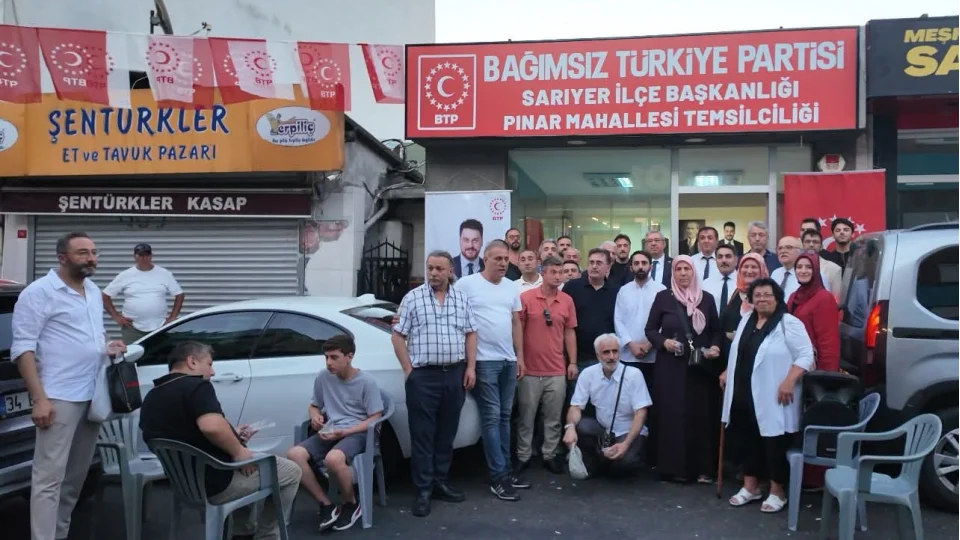 Sar�yer'de BTP a��l���: P�nar Mahallesi Temsilci�i hizmete girdi