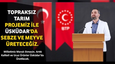 Sebze üretip maliyetine satacağız