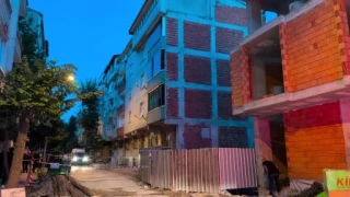 Sultangazi'de iki apartman�n duvarlar�nda �atlaklar olu�tu