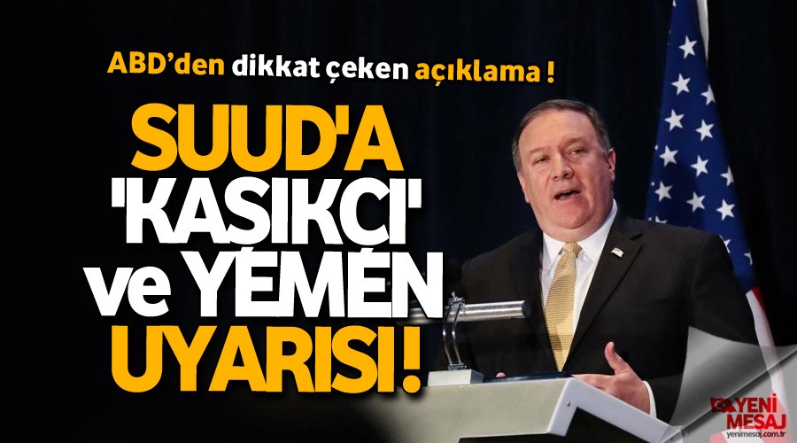 Suud'a 'Kaşıkçı' uyarısı