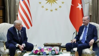 Trump ve Erdoğan Beştepe'de bir araya geldi
