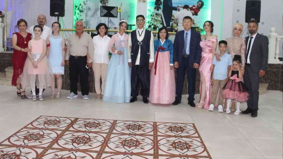 Türk aileye Koreli damat