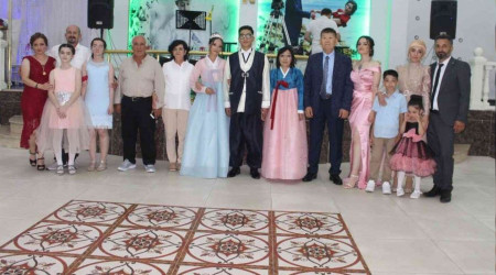 Türk aileye Koreli damat