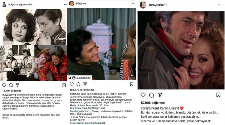 Ünlü isimlerden Cüneyt Arkın paylaşımı