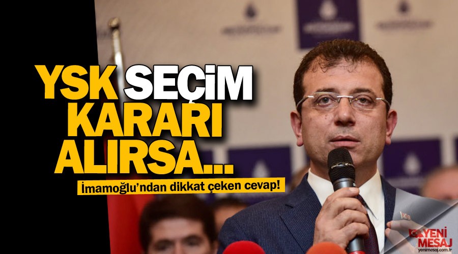 'Yapılmış seçime yorum yapmam'