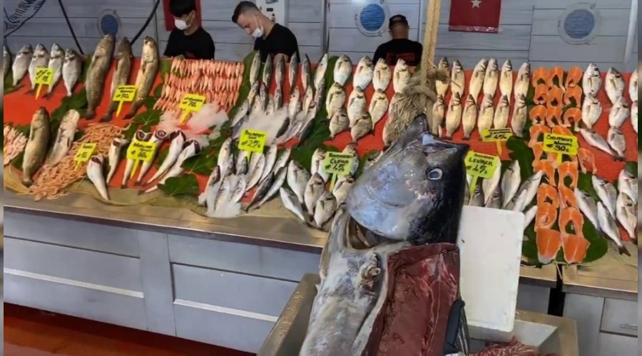 Yeni sezonun ilk bal�klar� tezgahlarda