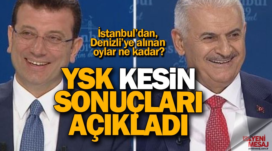 YSK kesin sonu�lar� a��klad�