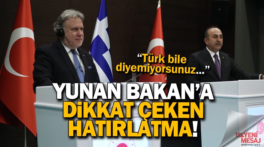 Yunanistan'a T�rk az�nl�k uyar�s�