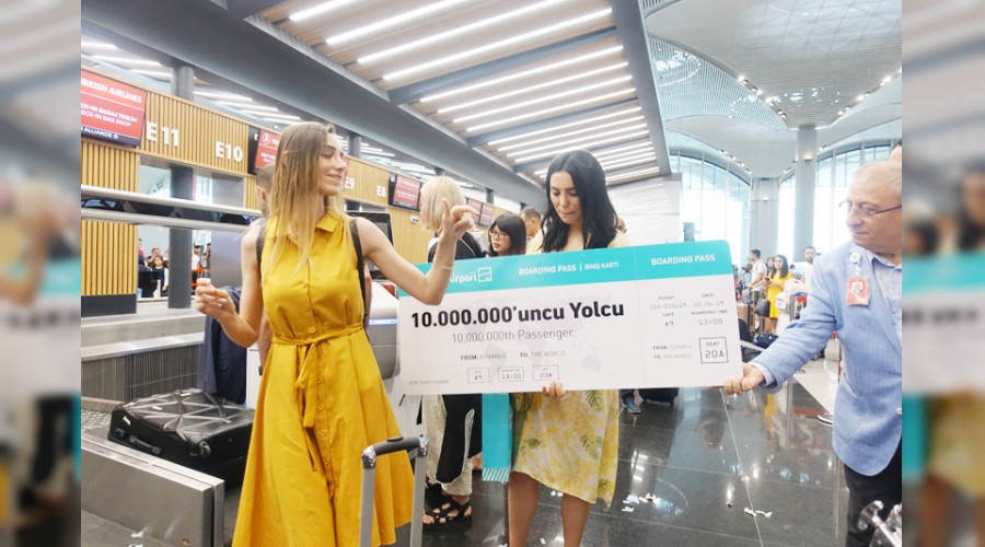 10 milyonuncu yolcusunu arlad