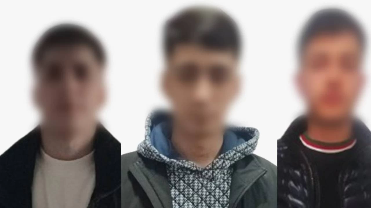 19 arac�n lastiklerini b��akla patlatan 3 ��pheli 'alkoll�yd�k' dedi