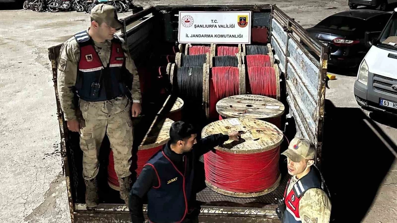 6 milyon TL değerindeki elektrik kablosu çalmışlar