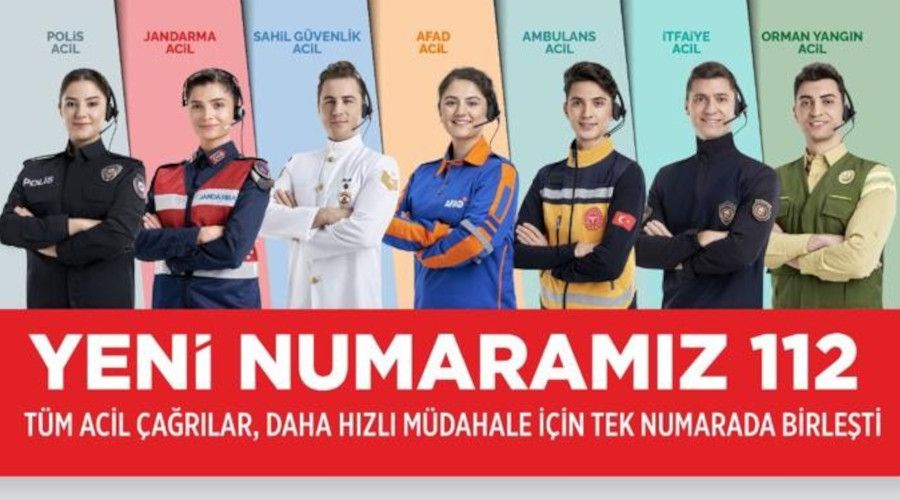 Acil numaralar 112'de birleti