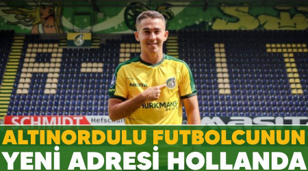 Altınordulu futbolcunun yeni adresi Hollanda