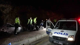 Antalya'da alkoll srcnn kulland otomobil takla att: 2 l, 3 yaral