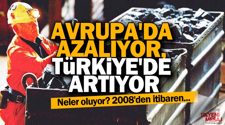 Avrupa'da azal�yor, T�rkiye'de art�yor