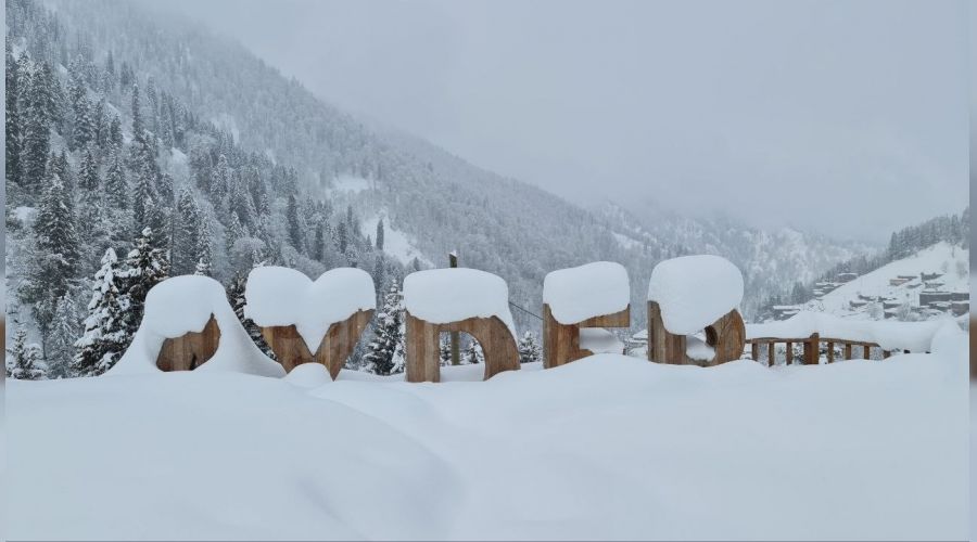 Ayder'de kar kalınlığı 1 metre