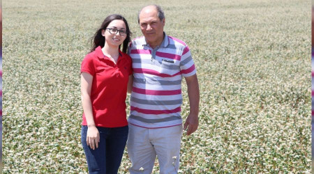 Baba kız, 'karabuğday' yetiştiriciliğinde ilk sıralarda